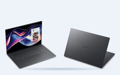 Dell XPS 16 (2026), open and closed
