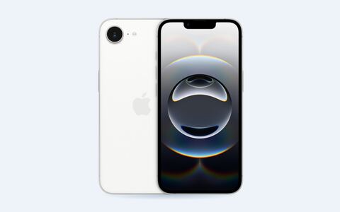 iPhone 16e, back and front