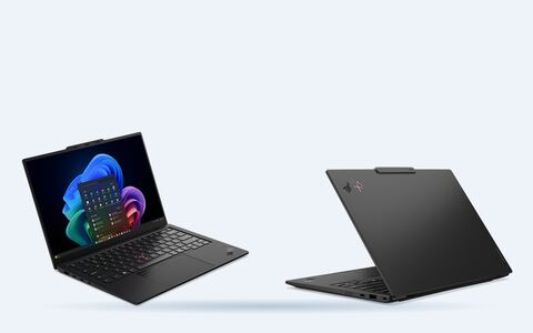 Lenovo ThinkPad X1 Carbon Gen 14, open and closed