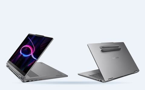 Lenovo Yoga 7i 2-in-1 Gen 11, open and closed