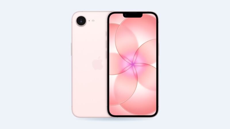 iPhone 17e, back and front