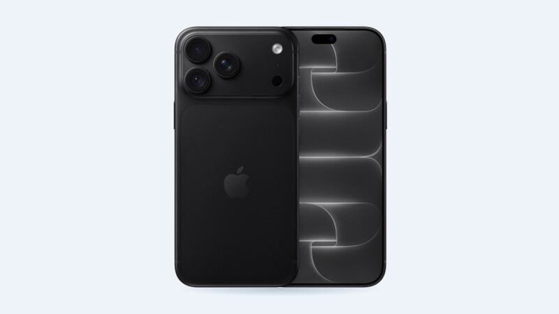 iPhone 18 Pro Max in Black, back and front